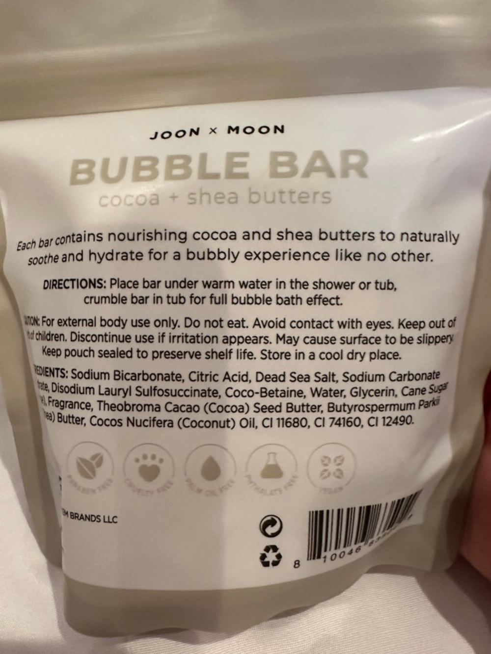 Joon x Moon Coconut Bubble Bar 5.29 oz – New Sealed - Picture 4 of 5